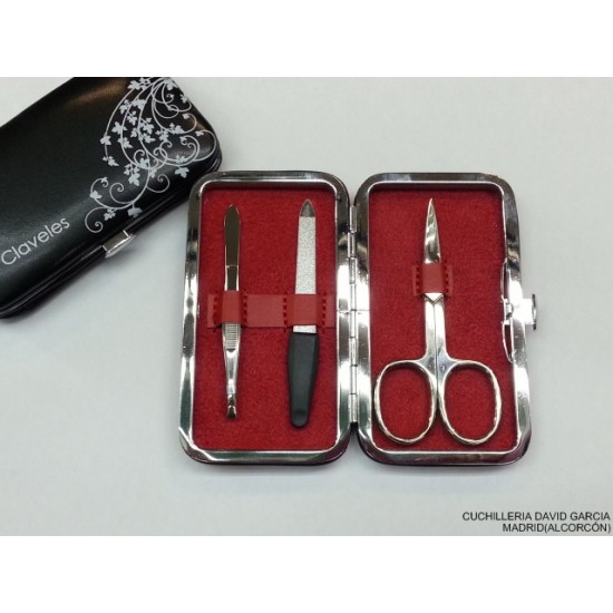 ESTUCHE DE MANICURA 3 CLAVELES ESTUCHE DE MANICURA 3 CLAVELES